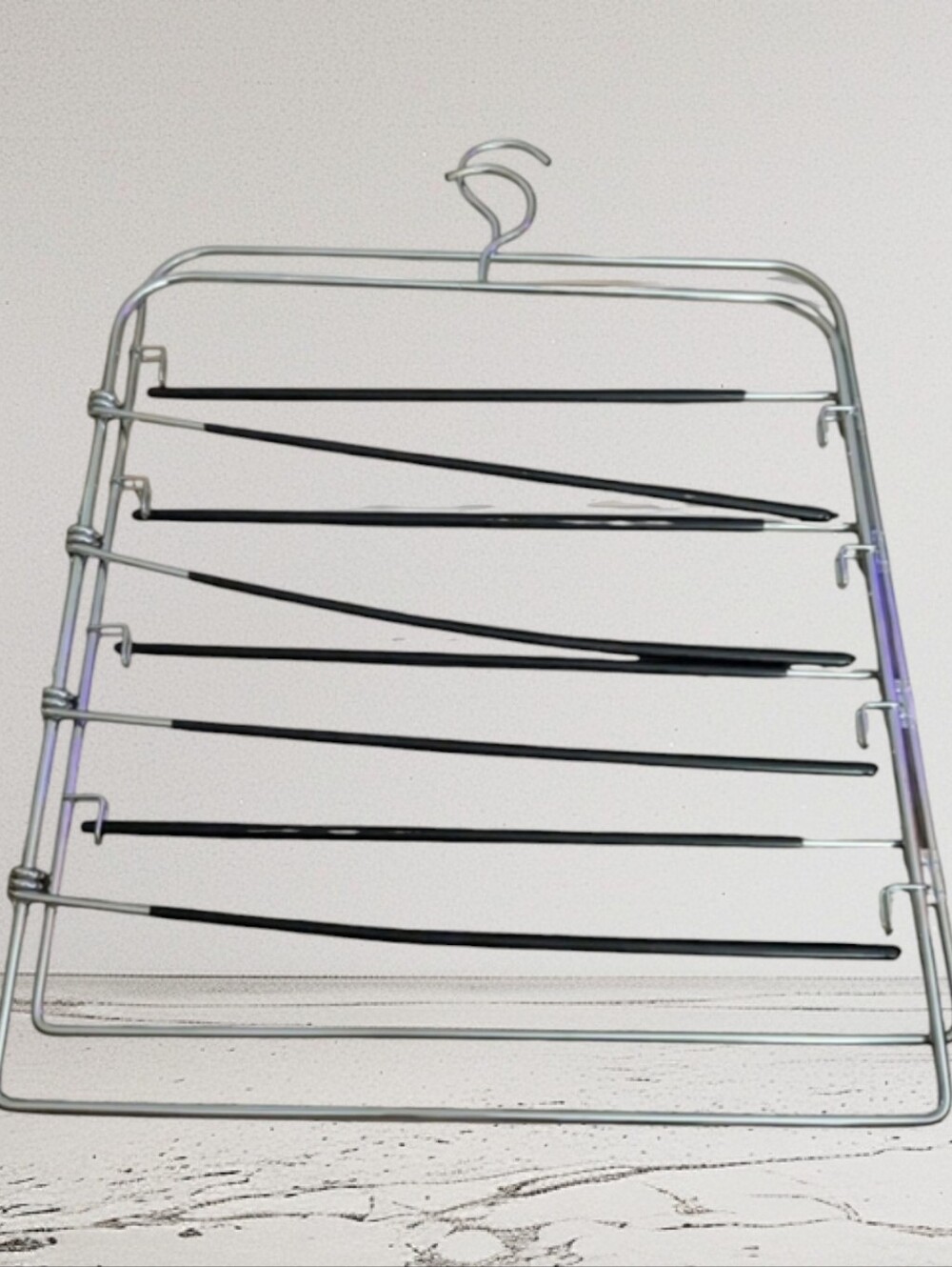 2 (Two) Metal Swing Out Skirt/Pant/Towel Hangars